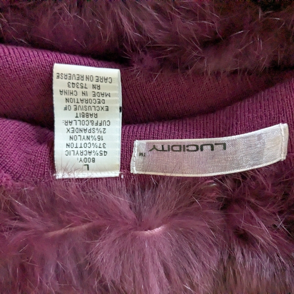 Real Rabbit Fur Cardigan - Picture 8 of 9